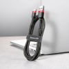 Baseus Cafule Cable durable nylon cable USB / USB-C QC3.0 3A 0.5M black-red (CATKLF-A91)