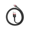 Baseus Cafule Cable durable nylon cable USB / USB-C QC3.0 3A 0.5M black-red (CATKLF-A91)