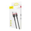 Baseus Cafule Cable durable nylon cable USB / USB-C QC3.0 3A 0.5M black-red (CATKLF-A91)