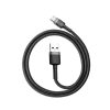 Baseus Cafule Cable durable nylon cable USB / USB-C QC3.0 3A 0.5M black-gray (CATKLF-AG1)