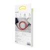 Baseus Cafule Cable durable nylon cable USB / Lightning QC3.0 2.4A 0.5M red (CALKLF-A09)