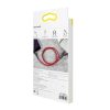 Baseus Cafule Cable durable nylon cable USB / Lightning QC3.0 2.4A 1M red (CALKLF-B09)