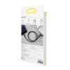 Baseus Cafule Cable durable nylon cable USB / Lightning QC3.0 2.4A 1M black-gray (CALKLF-BG1)