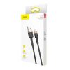 Baseus Cafule Cable durable nylon cable USB / Lightning QC3.0 1.5A 2M black-gold (CALKLF-CV1)