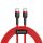 Baseus Cafule Cable Durable Nylon Cord USB-C PD / USB-C PD PD2.0 60W 20V 3A QC3.0 2M Red (CATKLF-H09)