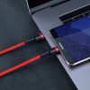 Baseus Cafule Cable Durable Nylon Cord USB-C PD / USB-C PD PD2.0 60W 20V 3A QC3.0 2M Red (CATKLF-H09)