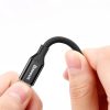 Baseus Yiven fabric braided cable USB / Lightning 1.2M black (CALYW-01)