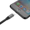 Baseus Nimble flat cable USB / Lightning cable with holder 2A 0.23M black (CALMBJ-B01)