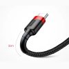 Baseus Cafule Cable durable nylon cable USB / USB-C QC3.0 2A 3M red (CATKLF-U09)