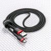 Baseus Cafule Cable durable nylon cable USB / micro USB 2A 3M black-red (CAMKLF-H91)