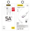 Dudao cable USB / Lightning 5A cable 2m white (L2L 2m white)