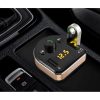 Dudao Bluetooth FM transmitter car charger MP3 3.1 A 2x USB black (R2Pro black)