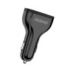 Dudao Car Charger Quick Charge Quick Charge 3.0 QC3.0 2.4A 18W 3x USB Black (R7S black)