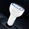 Dudao car charger quick charge Quick Charge 3.0 QC3.0 2.4A 18W 3x USB white (R7S white)