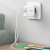 Ugreen Fast USB Type C / USB Wall Charger 36 W Quick Charge 4.0 Power Delivery white (60468 CD170)