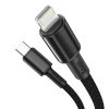 Baseus USB Type C - Lightning cable fast charging Power Delivery 20 W 2 m black (CATLGD-A01)