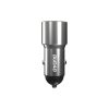 Dudao USB / USB Car Charger Type C Power Delivery Quick Charge 22.5 W Gray (R4PQ)