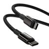 Baseus USB Type C - USB Type C cable Power Delivery Quick Charge 100 W 5 A 1 m black (CATWJ-01)