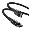 Baseus USB Type C - USB Type C cable Power Delivery Quick Charge 100 W 5 A 2 m black (CATWJ-A01)