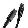 Baseus USB Type C - USB Type C cable Power Delivery Quick Charge 100 W 5 A 2 m black (CATWJ-A01)