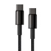 Baseus USB Type C - USB Type C cable Power Delivery Quick Charge 100 W 5 A 2 m black (CATWJ-A01)