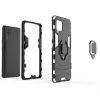 Ring Armor Case Kickstand Tough Rugged Cover for Samsung Galaxy A42 5G black