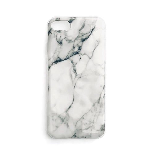 Wozinsky Marble TPU case cover for Samsung Galaxy S21 Ultra 5G white