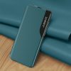 Eco Leather View Case elegant bookcase type case with kickstand for Samsung Galaxy A72 4G black