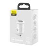 Baseus Grain Pro car charger 2x USB 4.8 A white (CCALLP-02)