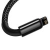 Baseus Tungsten USB - Lightning cable 2.4 A 1 m black (CALWJ-01)