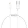 Baseus Superior USB - Lightning cable 2.4A 0.25 m White (CALYS-02)