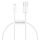 Baseus Superior USB - Lightning cable 2.4A 0.25 m White (CALYS-02)