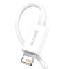 Baseus Superior USB - Lightning cable 2.4A 0.25 m White (CALYS-02)