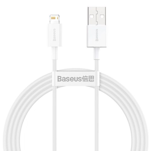 Baseus Superior USB - Lightning cable 2.4A 1.5 m White (CALYS-B02)