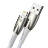 Baseus Glimmer sorozatú kábel USB-A - Lightning 480Mb/s 2.4A 1m fehér gyorstöltéssel