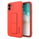 Wozinsky Kickstand Case Silicone Stand Cover for Samsung Galaxy A11 / M11 red