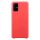 Silicone Case Soft Flexible Rubber Cover for Samsung Galaxy S21+ 5G (S21 Plus 5G) red