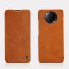 Nillkin Qin leather holster case for Xiaomi Redmi Note 9T 5G brown