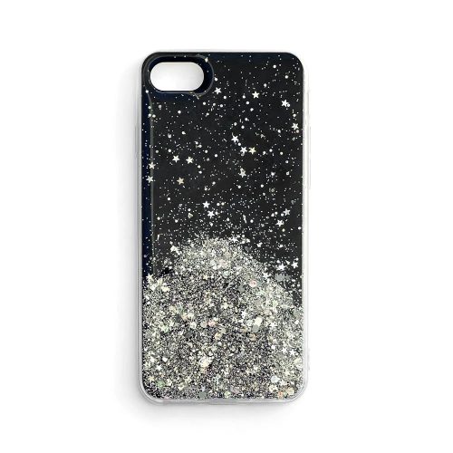 Wozinsky Star Glitter Shining Cover for Xiaomi Redmi Note 9T 5G black