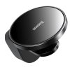 Baseus magnetic car phone holder wireless Qi charger 15 W (MagSafe compatible for iPhone) black (WXJN-01)