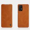 Nillkin Qin leather holster case for Samsung Galaxy A72 4G brown