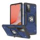 Wozinsky Ring Armor Case Kickstand Tough Rugged Cover for Samsung Galaxy A72 4G blue