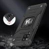 Wozinsky Ring Armor Case Kickstand Tough Rugged Cover for Samsung Galaxy A42 5G black