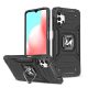 Wozinsky Ring Armor Case Kickstand Tough Rugged Cover for Samsung Galaxy A32 4G black