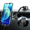 Joyroom car phone holder with flexible arm for dashboard windshield black (JR-ZS259)