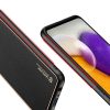 Dux Ducis Yolo elegant case made of soft TPU and PU leather for Samsung Galaxy A72 4G black