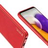 Dux Ducis Yolo elegant case made of soft TPU and PU leather for Samsung Galaxy A72 4G red