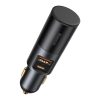 Baseus Share Together USB / USB Type C / cigarette lighter socket car charger 120W Quick Charge Power Delivery gray (CCBT-C0G)