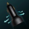 Baseus Superme fast car charger USB / USB Type C 100W PPS Quick Charge Power Delivery + USB cable Type C 100W (20V/5A) 1m black (TZCCZX-01)