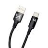 Wozinsky cable USB - USB Type C 2,4A 1m black (WUC-C1B)